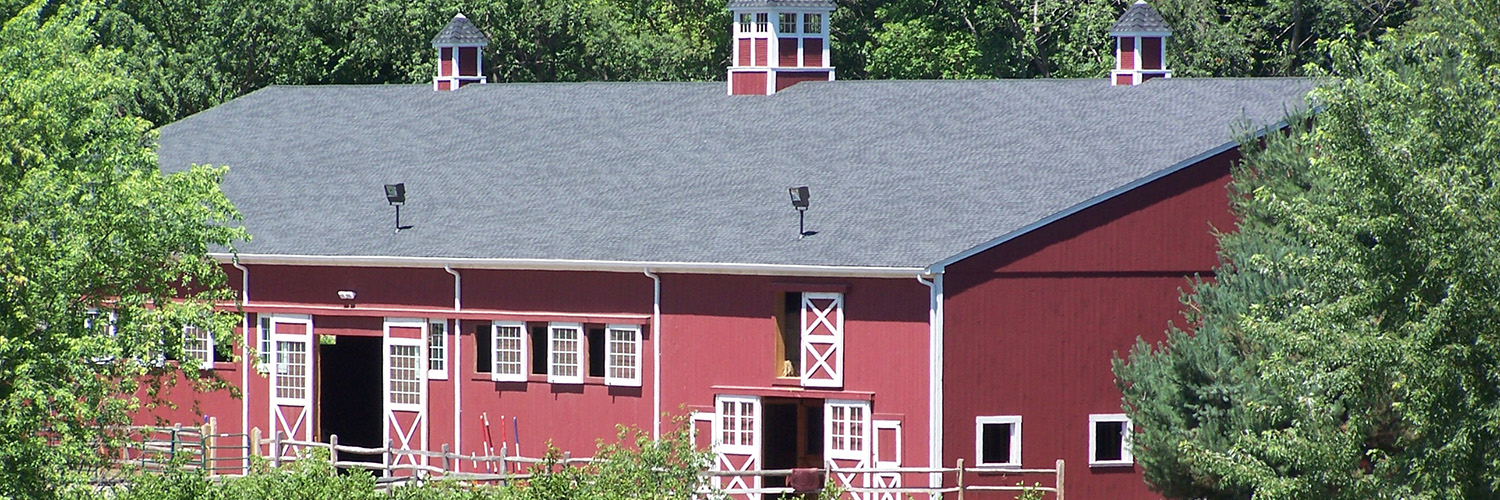 Shot of Barn Where the Horses Stay